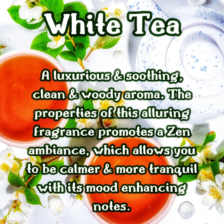 White Tea | Ginger Jasmine Lemon | 4 oz Room & Linen Spray| Fruity & Floral | Fine Mist | Cozy Fall Aroma