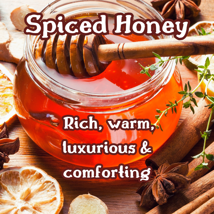 Spiced Honey 4 oz Room & Linen Spray | Spiced Honey, Tobacco Leaves, & Dark Musk | Warm & Woodsy | Fine Mist