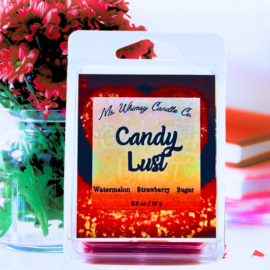 Candy Lust | Watermelon, Strawberry, & Cotton Candy Sugar  Scented Wax Melt | Sweet & Fruity