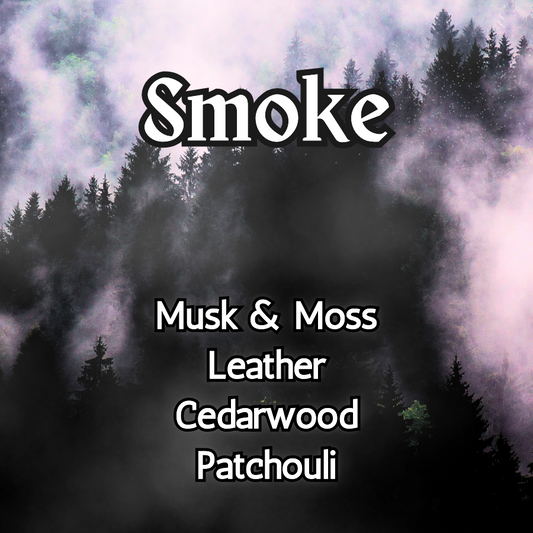 Smoke Incense Sticks | Moss, Musk, & Cedarwood | Earthy & Smokey | Highly Fragrant | Low Smoke | Clean Burn