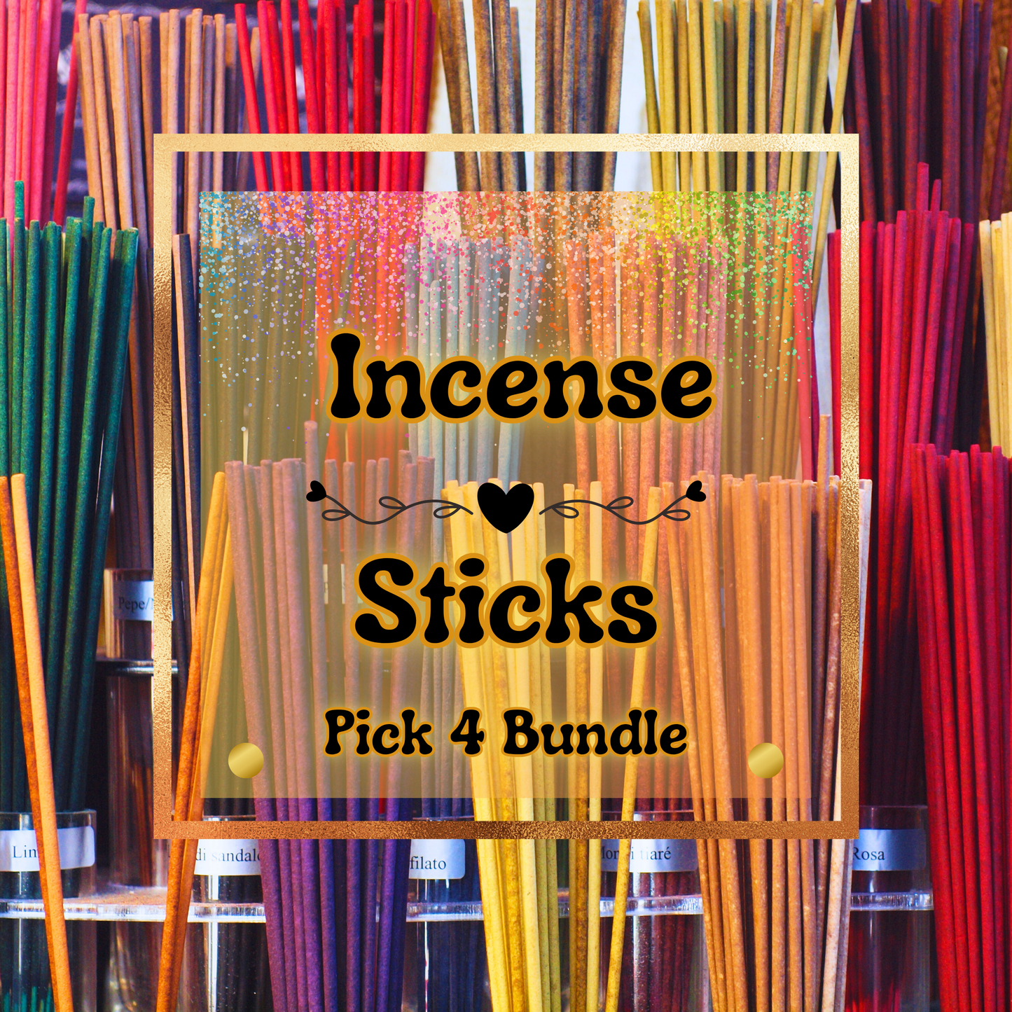 Whimsy Incense Combo | Pick 4 Bundle | Highly Fragrant | Low Smoke | Clean Burn