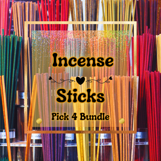 Whimsy Incense Combo | Pick 4 Bundle | Highly Fragrant | Low Smoke | Clean Burn