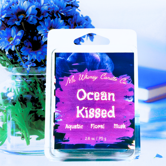 Ocean Kissed | Spicy Floral  & Sea Salt  Scented Wax Melt | Aquatic & Floral
