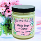 White Sage & Citrus | Sage, White Musk, & Lemon-Lime  9 oz Scented Candle | Fresh & Clean
