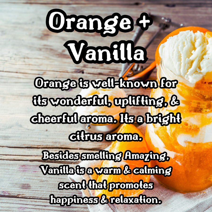 Creamsicle | Orange, Vanilla, & Carmelized Peaches 9 oz Scented Candle | Fruity & Sweet