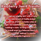 Cherry Berry Bliss | Red Cherry  Raspberry Jam  Vanilla Sugar  |  9 oz Scented Candle | Sweet Fruity | Cozy Fall Aroma