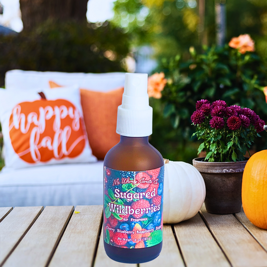 Sugared Wildberries 2 oz Room & Linen Spray | Cherry  Raspberry Blueberries  Vanilla Musk|  Fruity  | Fine Mist | Cozy Fall Aroma
