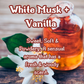 Snug in my Flannel | White Musk & Vanilla Bean 12 oz Scented Candle | Warm & Soothing | Winter Fragrance