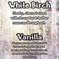 Charred Birchwood & Ice | Birch & Vanilla 9 oz Scented Candle | Earthy Woods & Sweet Vanilla | Cozy Fall Aroma