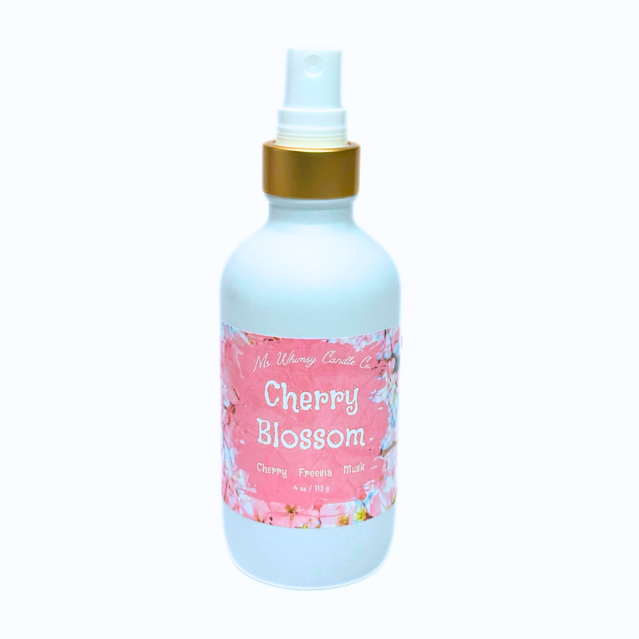 Cherry Blossom |  Freesia, Sandalwood, & Cherry Blosssom 4 oz Room & Linen Spray | Soft Floral