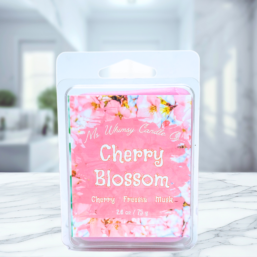 Cherry Blossom |   Freesia, Sandalwood, & Cherry Blosssom  Scented Wax Melt | Soft Floral