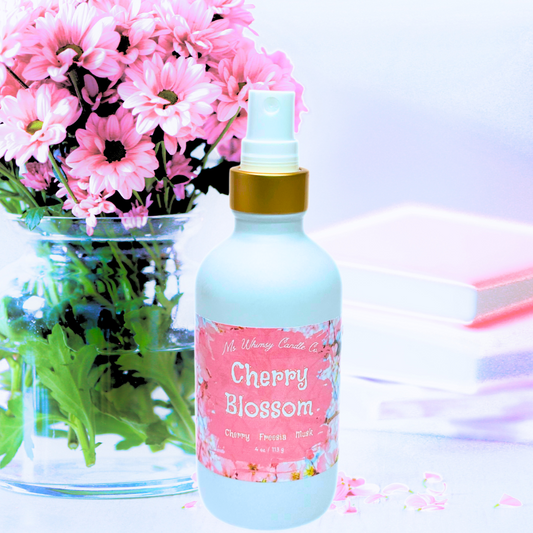 Cherry Blossom |  Freesia, Sandalwood, & Cherry Blosssom 4 oz Room & Linen Spray | Soft Floral